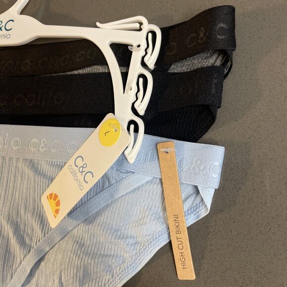 C & C California Women’s High Cute Bikini Large 3 Pack $32 Rayón - Picture 2 of 6